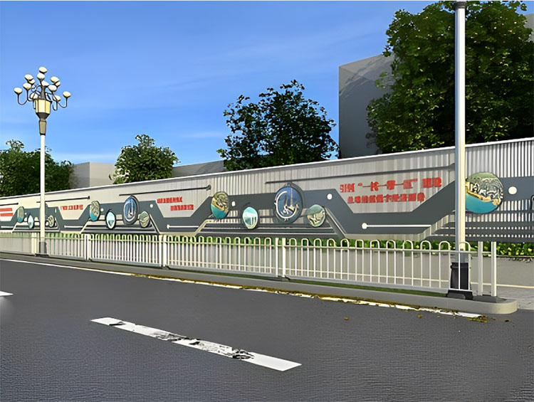 河南学校道路文化建设
