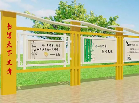 郑州校园文化橱窗设计制作展示魅力校园